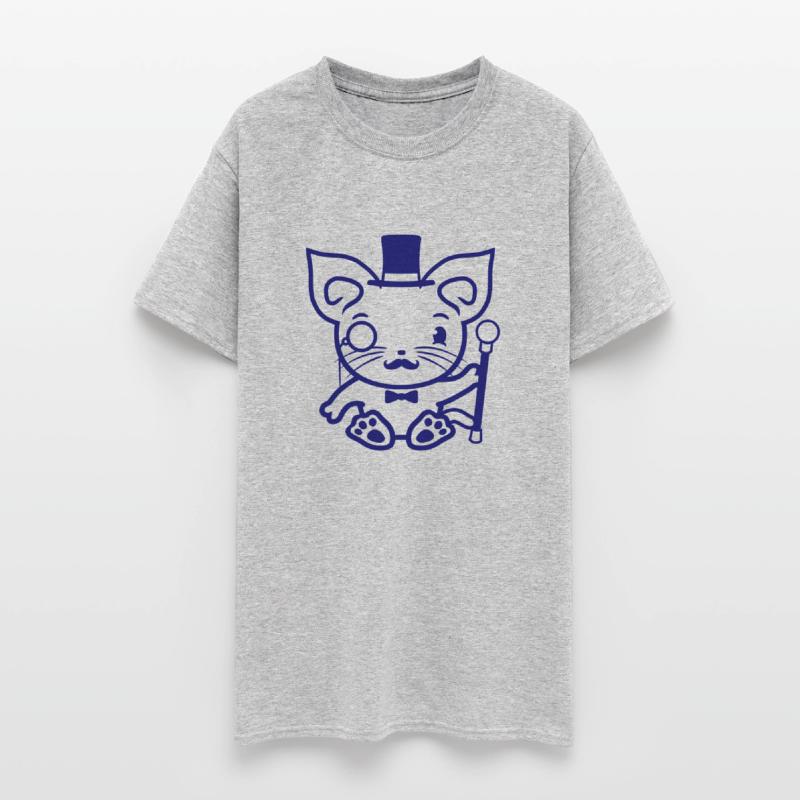 Sir Cat Gentleman Top Hat Monocle Glasses Rich Guy