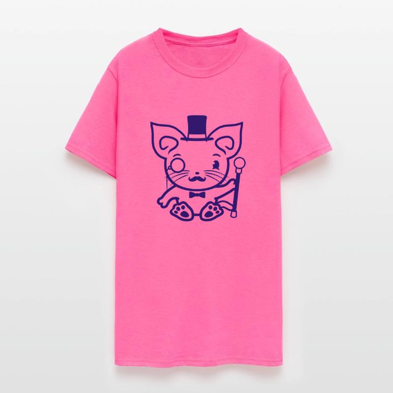 Sir Cat Gentleman Top Hat Monocle Glasses Rich Guy
