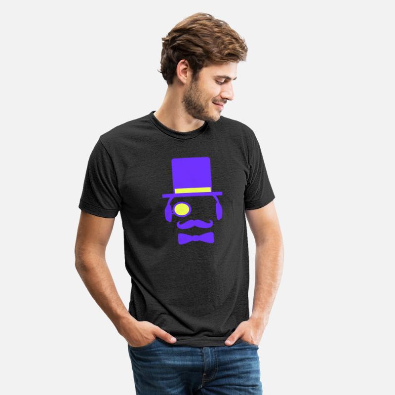 Sir DJ Party Rich Gentleman Cylinder Hat Monocle