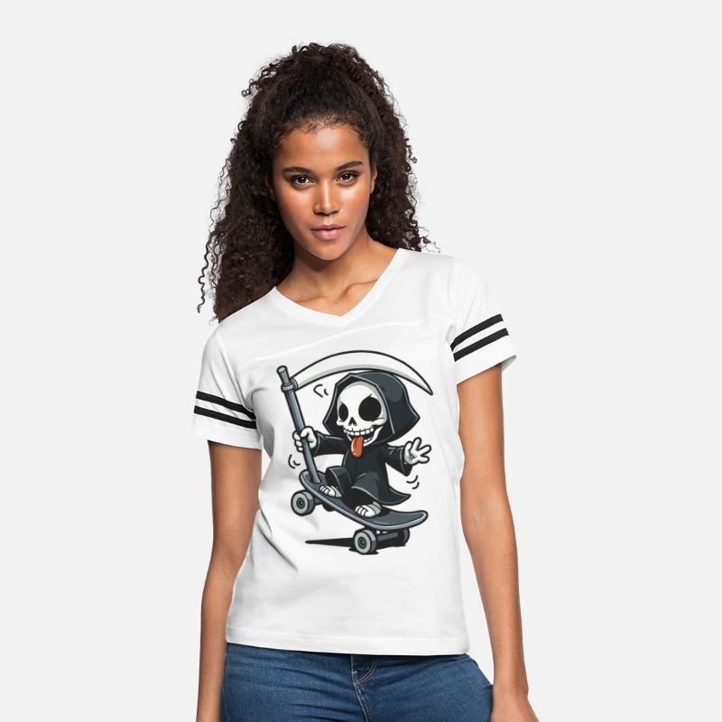 Skate or Die - Skeleton on the Skateboard