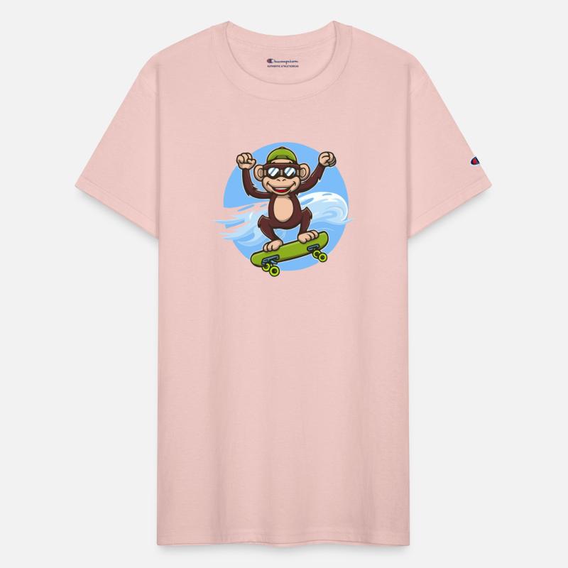 skateboarding chimp