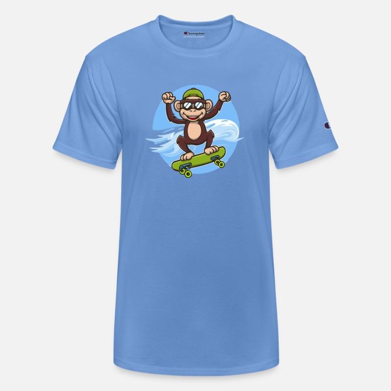 skateboarding chimp