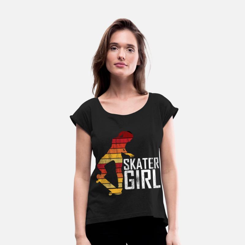 Skater Girl Skateboard Skateboarding