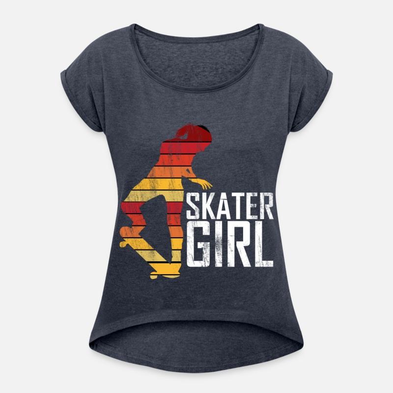 Skater Girl Skateboard Skateboarding