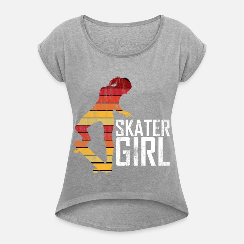 Skater Girl Skateboard Skateboarding