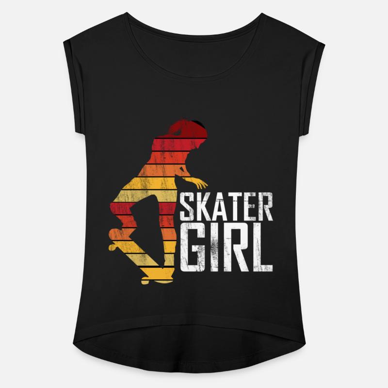 Skater Girl Skateboard Skateboarding