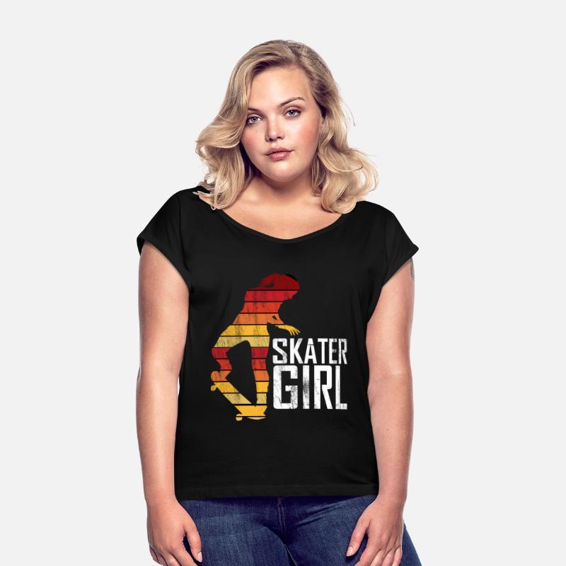 Skater Girl Skateboard Skateboarding