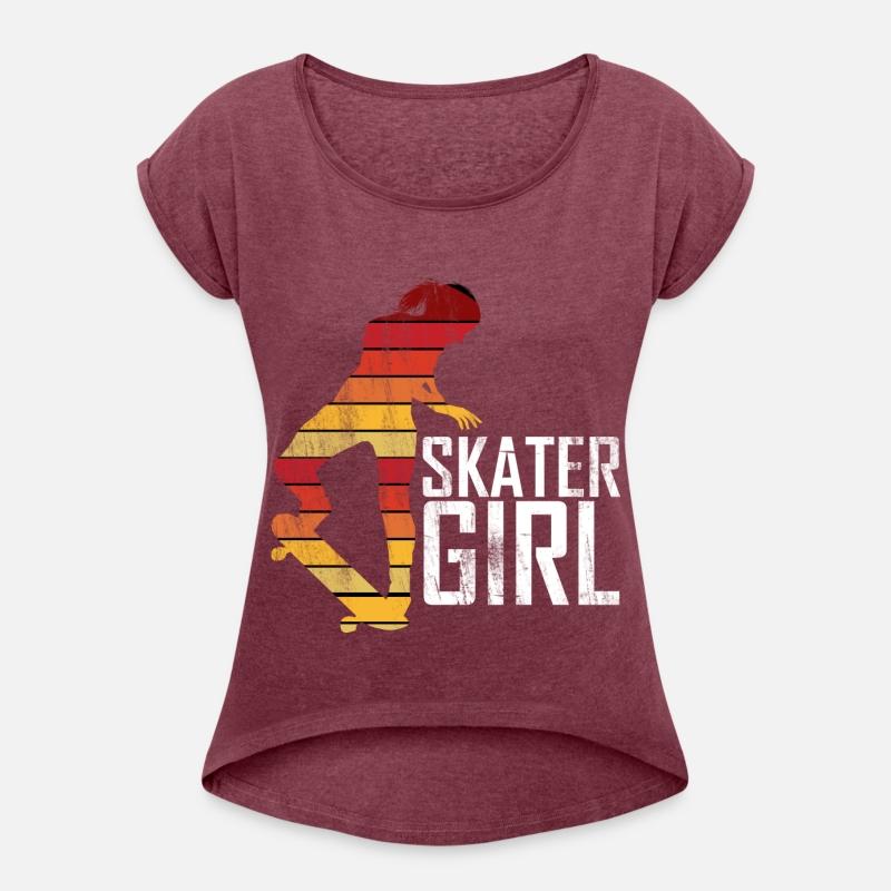 Skater Girl Skateboard Skateboarding