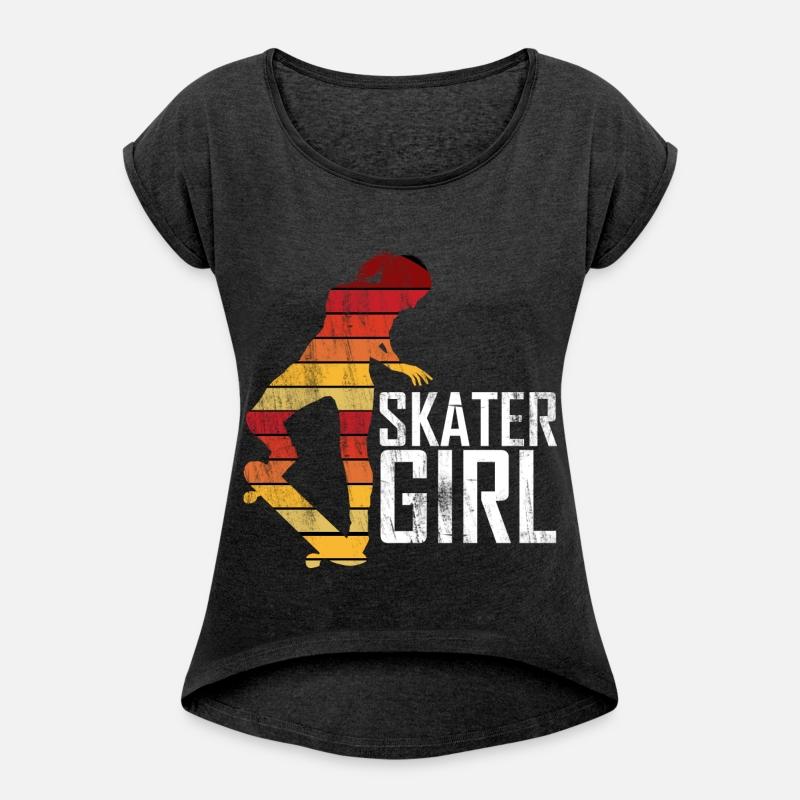 Skater Girl Skateboard Skateboarding