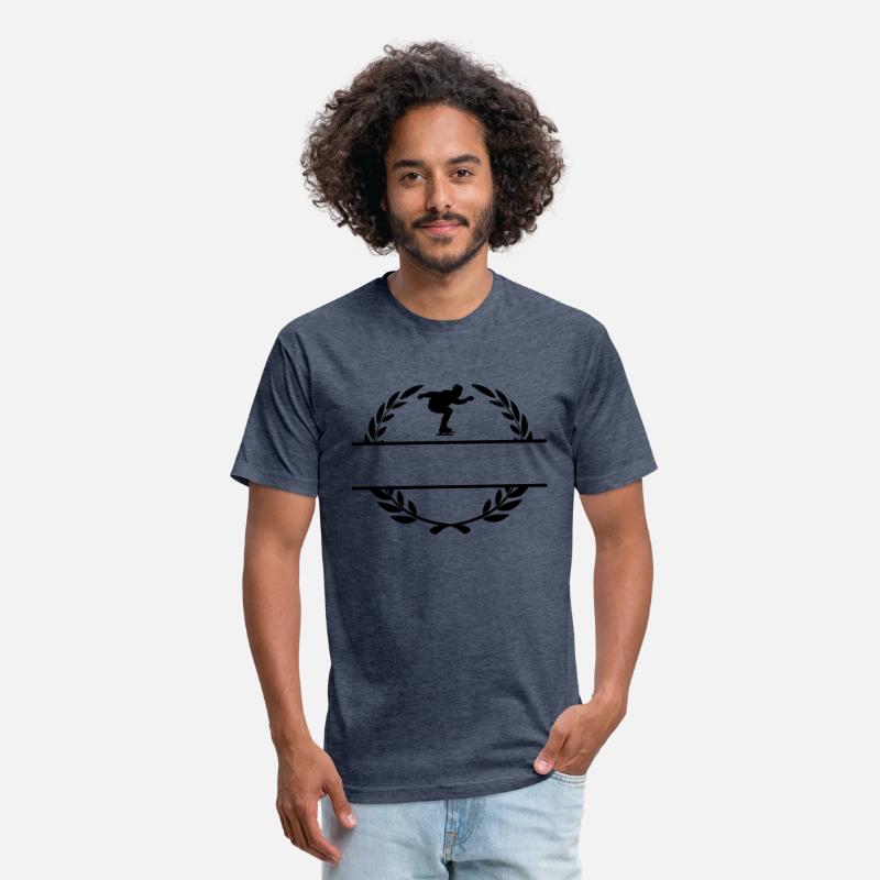 Skater in laurel wreath shadow