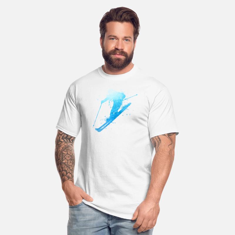 Skiing Skier Winter Sportsman Skiing Sport