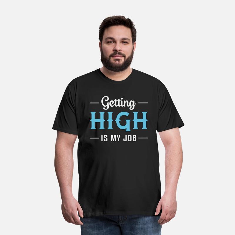 Skydiver Getting High Is My Job Sky Vintage Funny