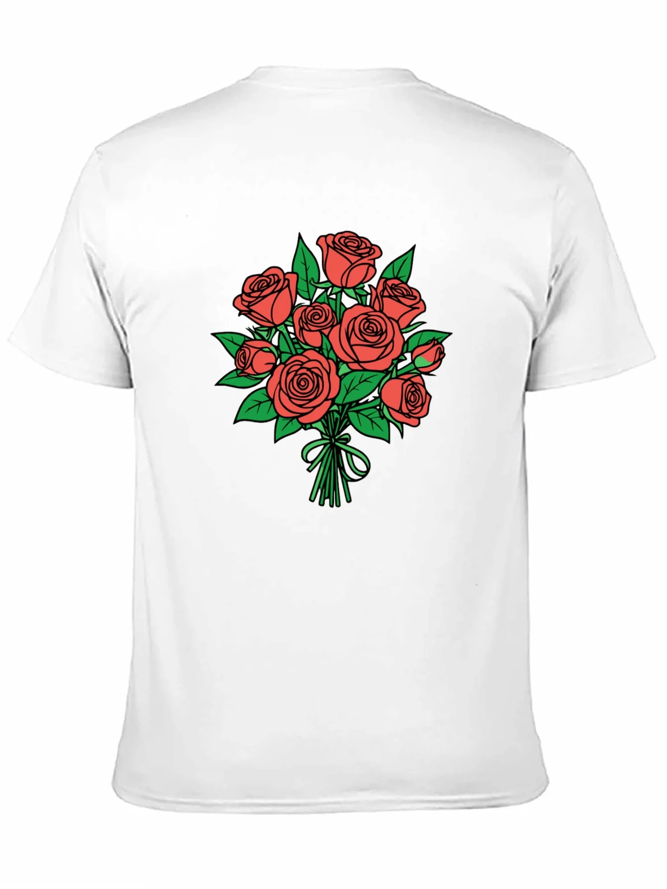 Floral Bouquet Graphic Tee - Stylish Casual Wear