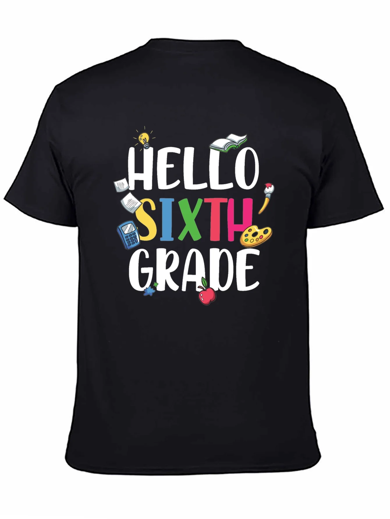 Hello Sixth Grade T-Shirt - Back to School