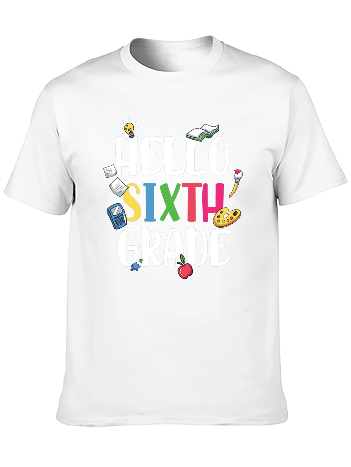 Hello Sixth Grade T-Shirt - Back to School