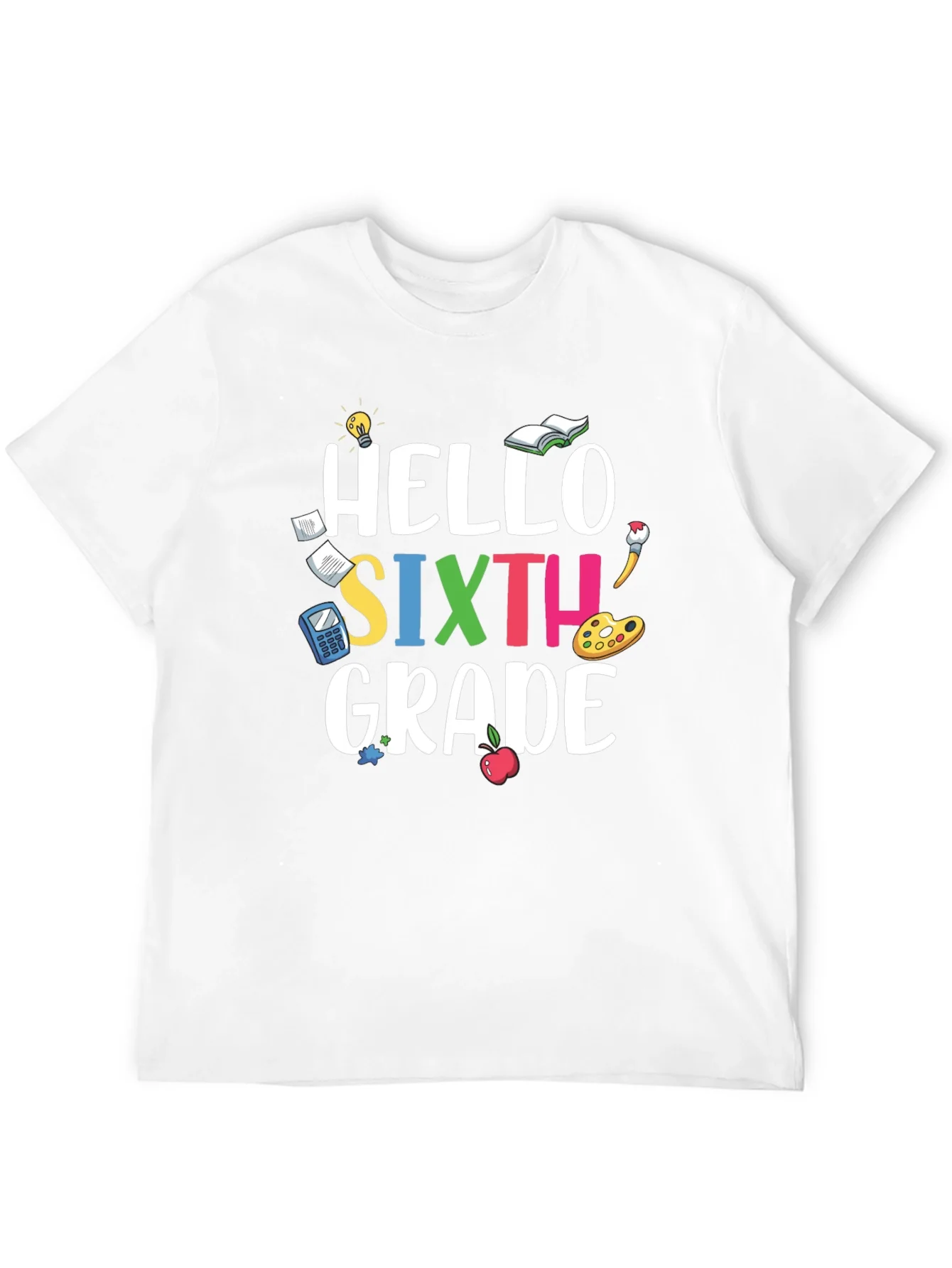 Hello Sixth Grade T-Shirt - Back to School