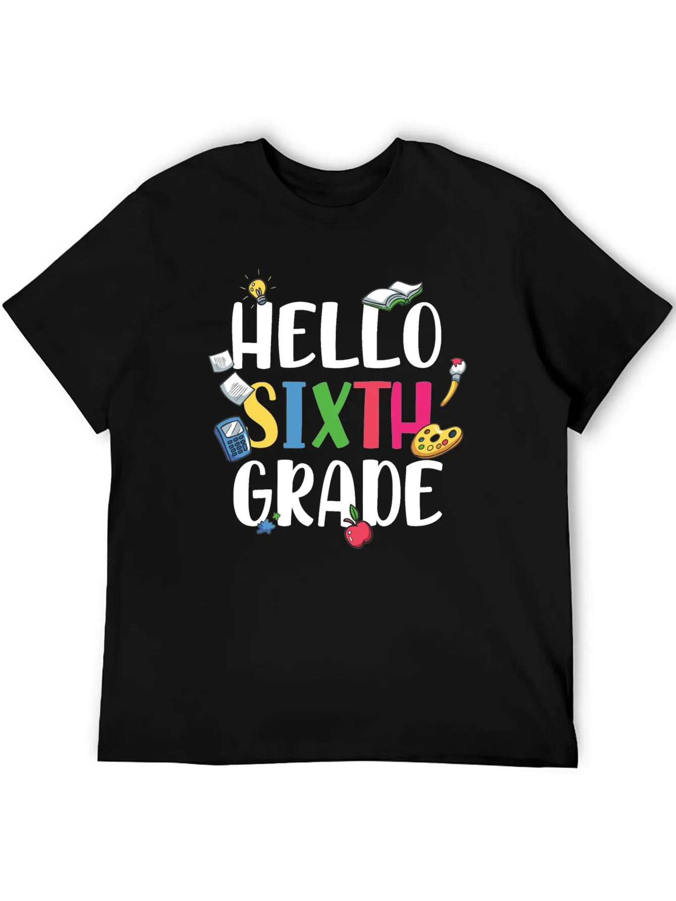 Hello Sixth Grade T-Shirt - Back to School