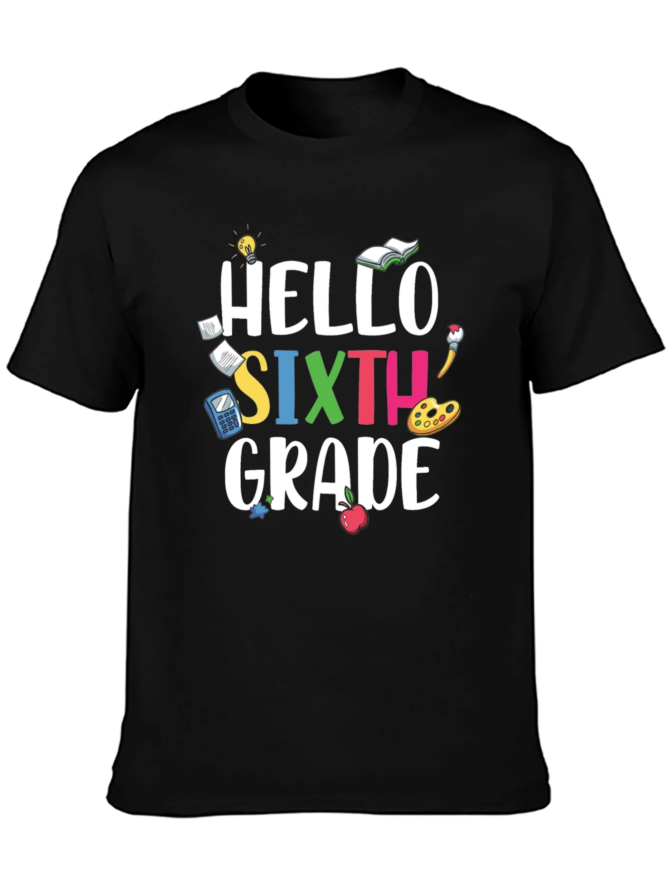 Hello Sixth Grade T-Shirt - Back to School