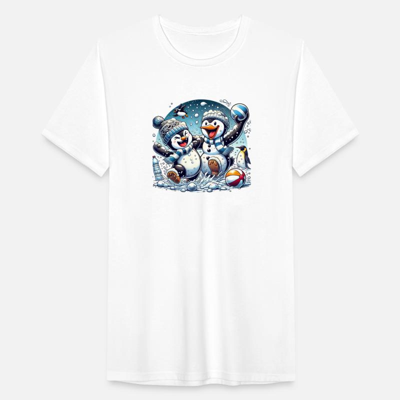 Snowball Fight Frenzy: Snowman vs Penguin