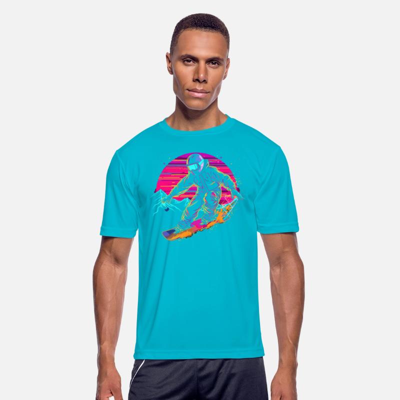 Snowboarder Vaporwave