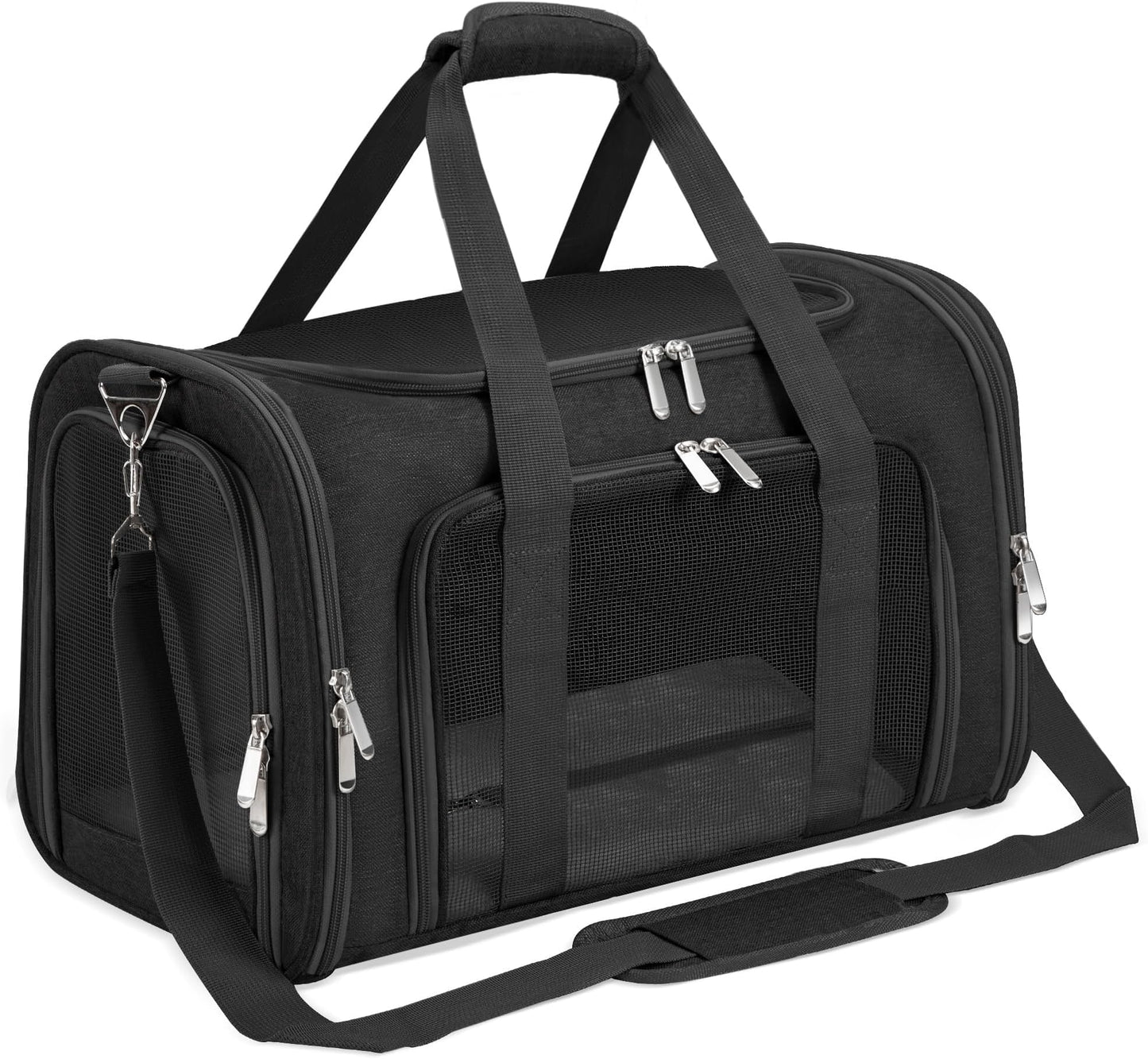 Soft-Sided Cat/Dog/Pet Carrier, Collapsible Pets T - Premium Quality
