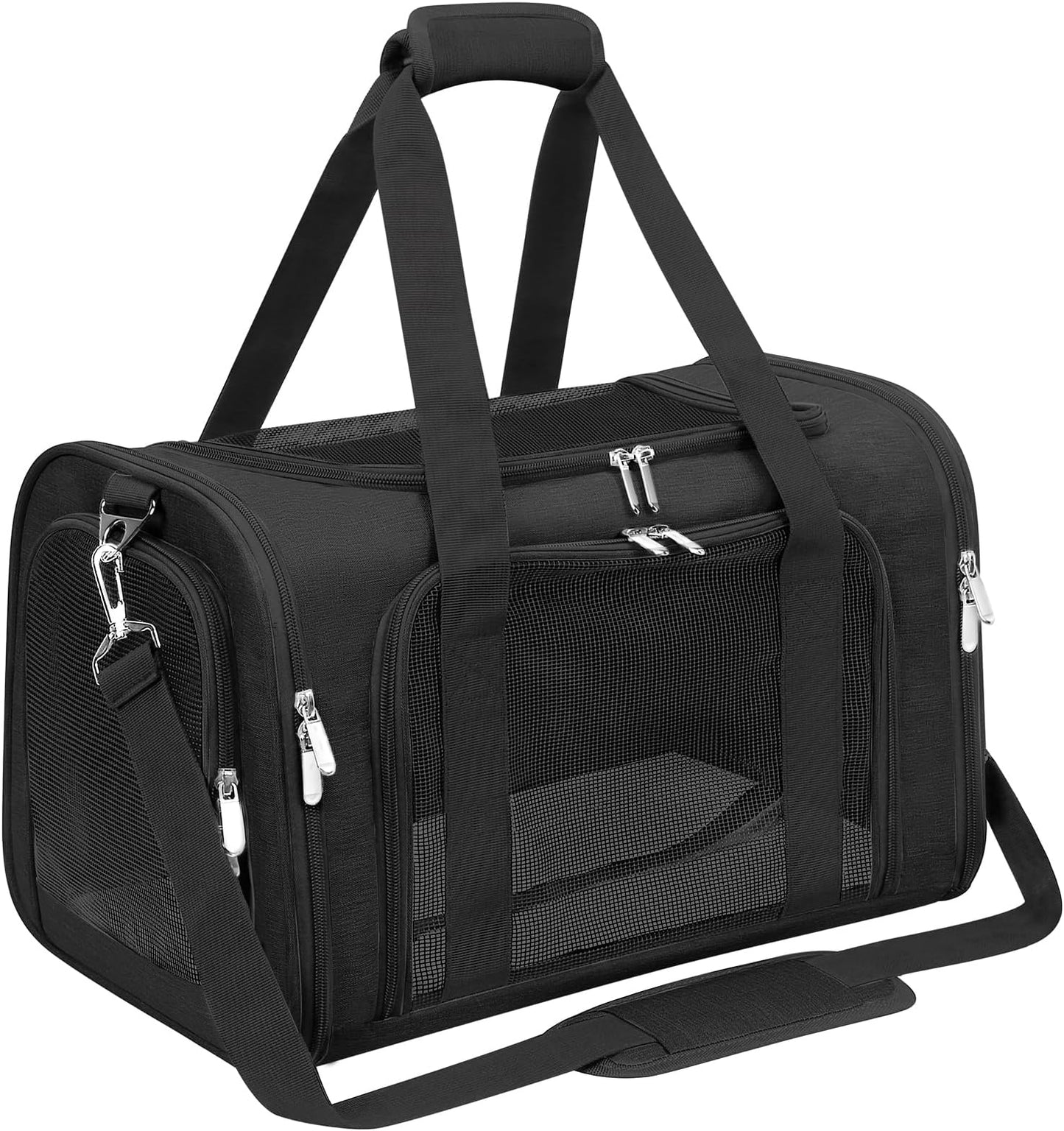 Soft-Sided Cat/Dog/Pet Carrier - Collapsible Pets  - Premium Quality