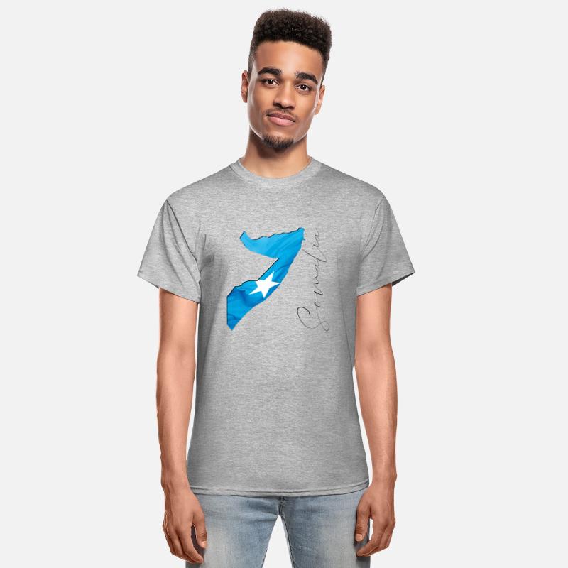Somalia Flag in Somalia Map EN