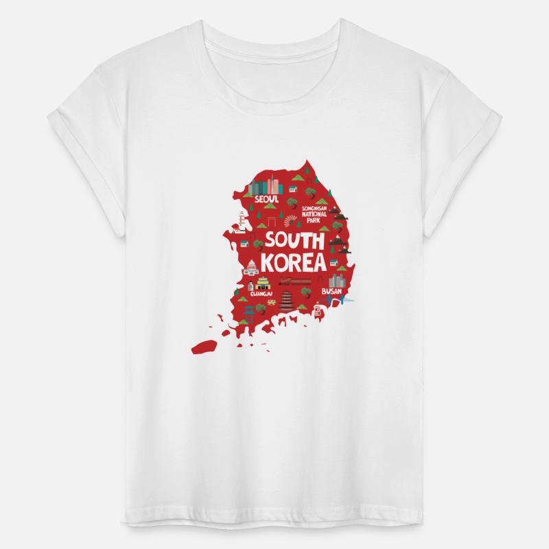 South Korea Illustrated Map