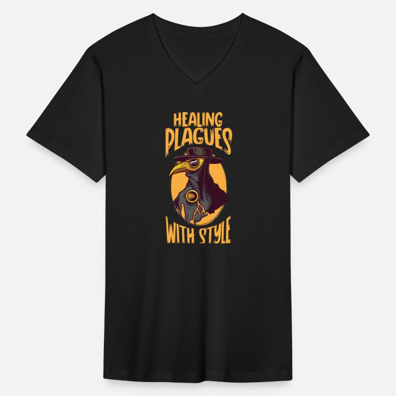 Spooky Halloween Horror Plague Doctor Black Death