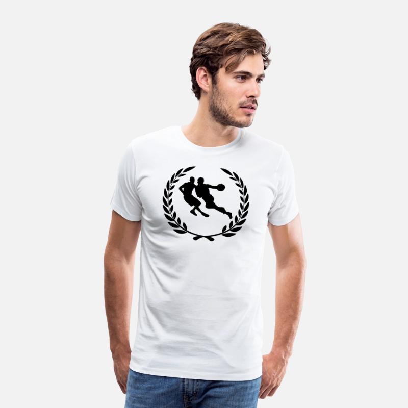 Sports prize laurel wreath basketball