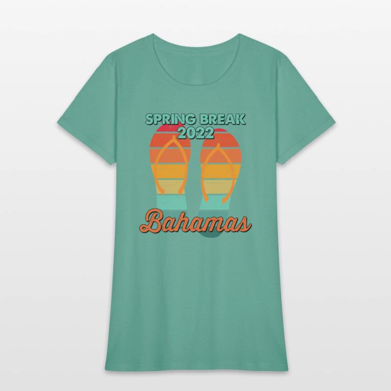 Spring Break Bahamas Beach 2022 Flip Flops