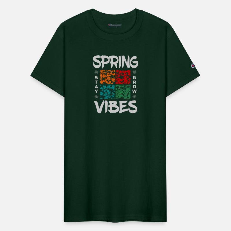 Spring vibes stay grow inspiration quote
