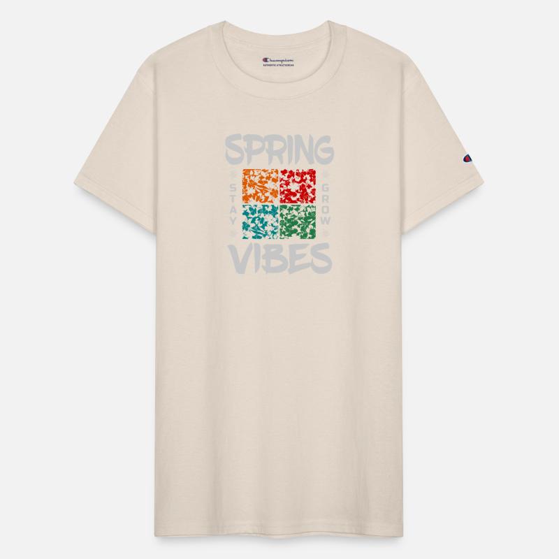 Spring vibes stay grow inspiration quote