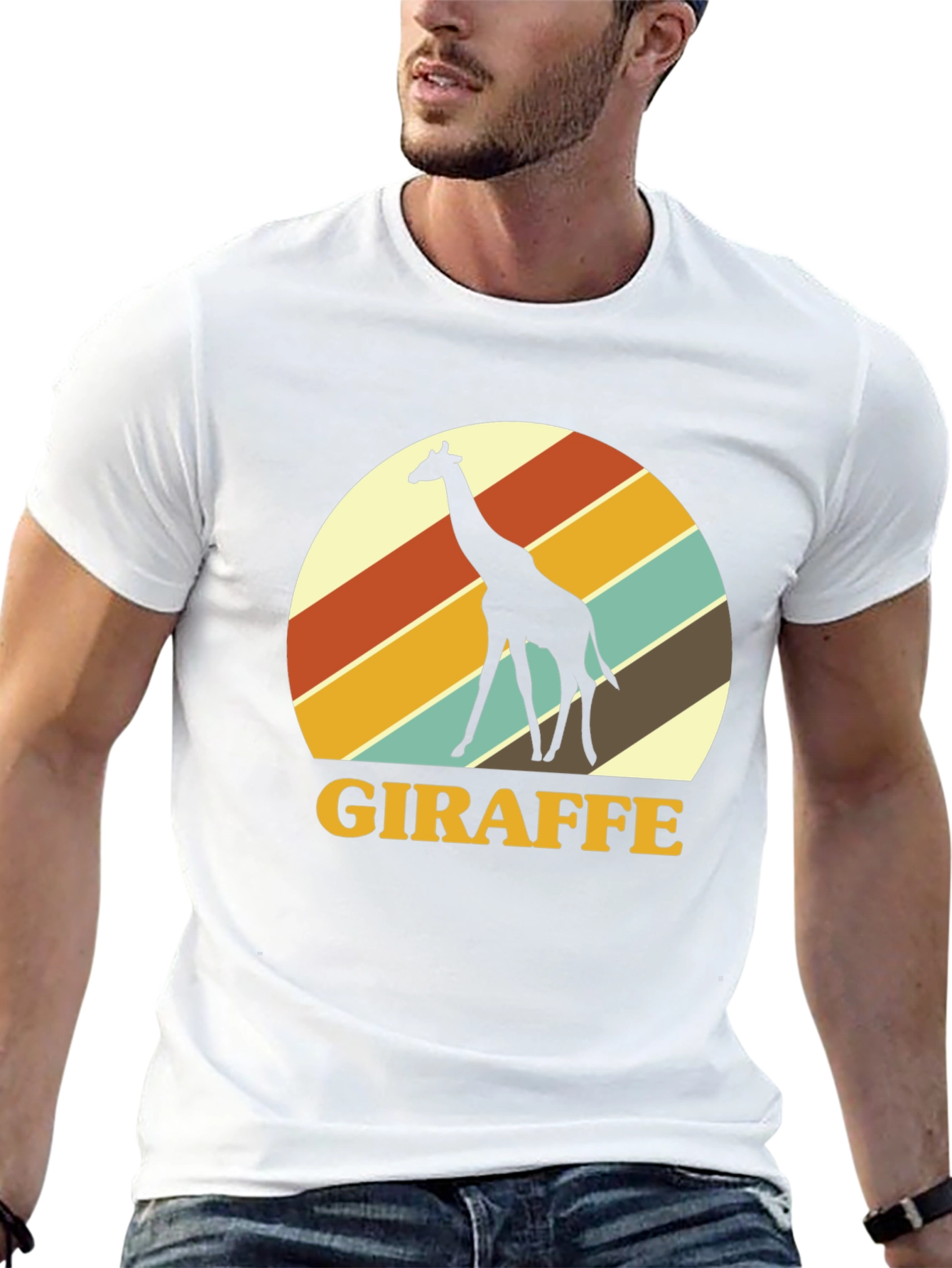 Retro Giraffe Graphic Tee