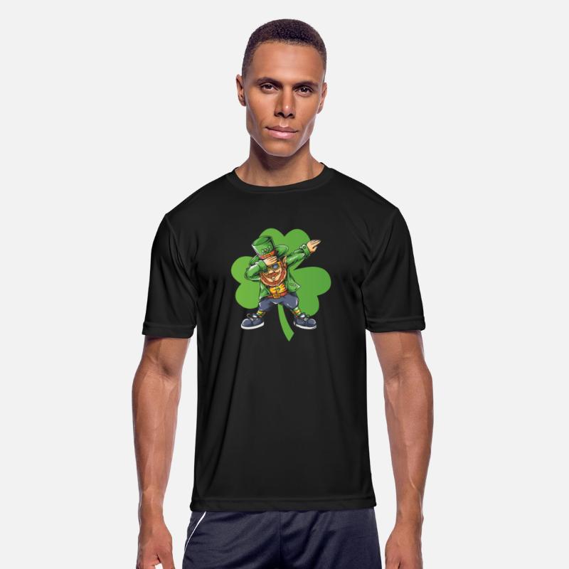 St Patricks Day Dabbing Leprechaun Funny Dab Dance