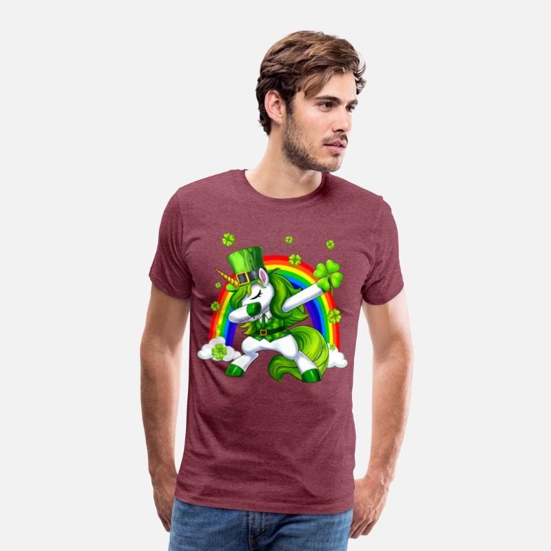 St Patricks Day Dabbing Unicorn Lepricorn Irish