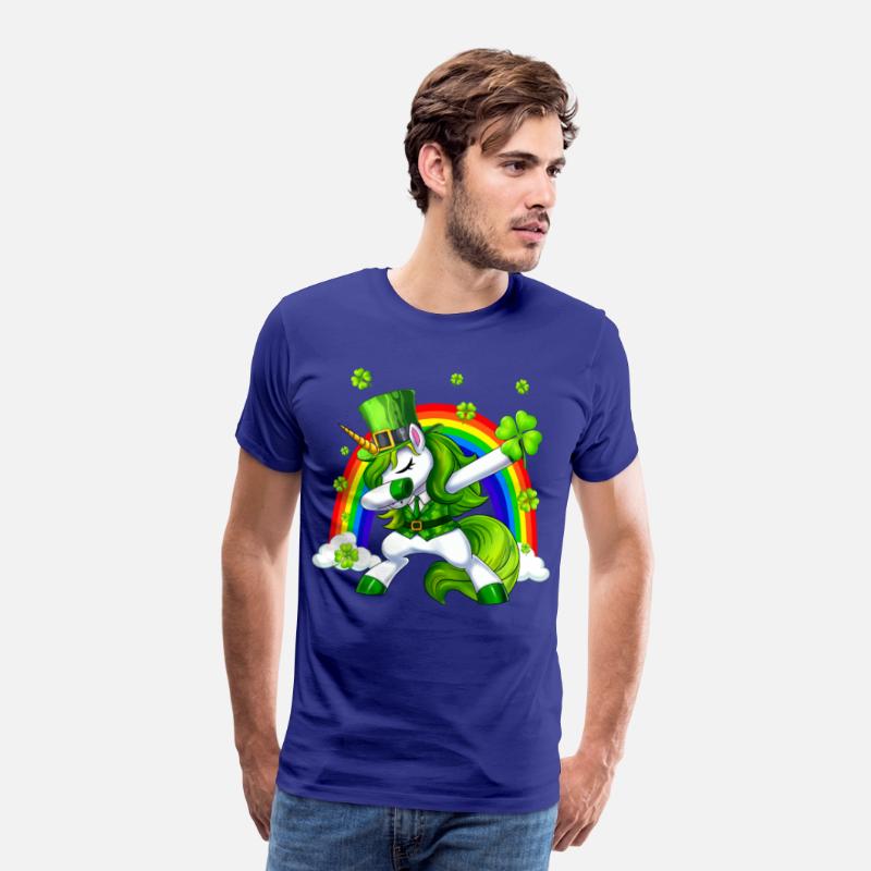 St Patricks Day Dabbing Unicorn Lepricorn Irish