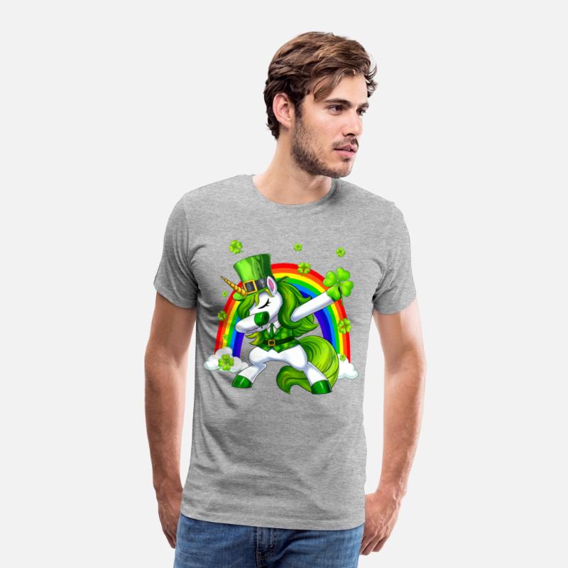St Patricks Day Dabbing Unicorn Lepricorn Irish