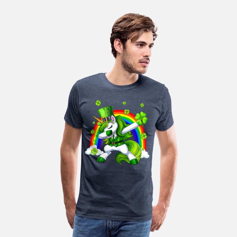 St Patricks Day Dabbing Unicorn Lepricorn Irish