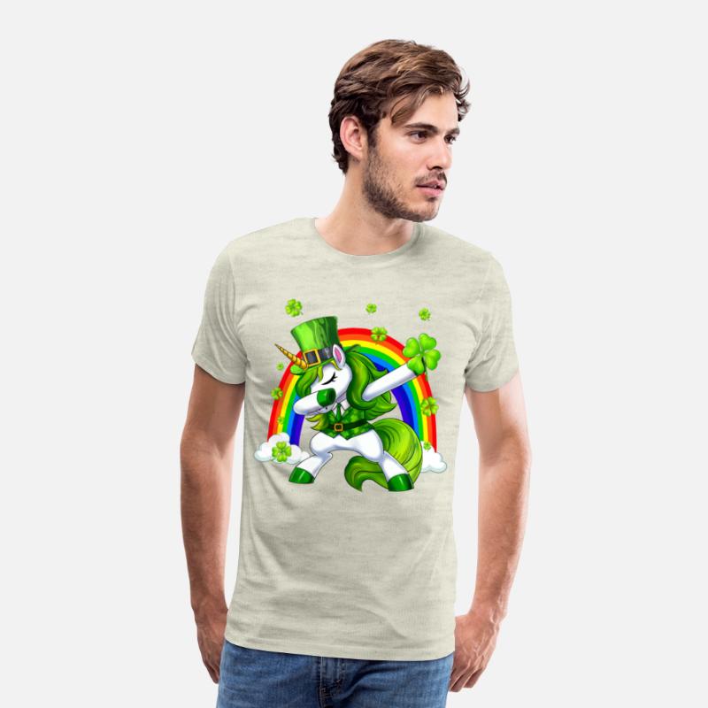St Patricks Day Dabbing Unicorn Lepricorn Irish