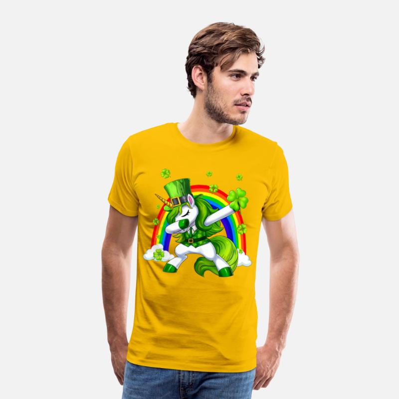 St Patricks Day Dabbing Unicorn Lepricorn Irish