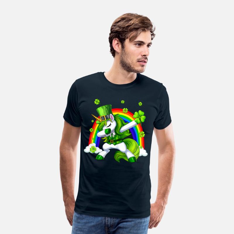 St Patricks Day Dabbing Unicorn Lepricorn Irish