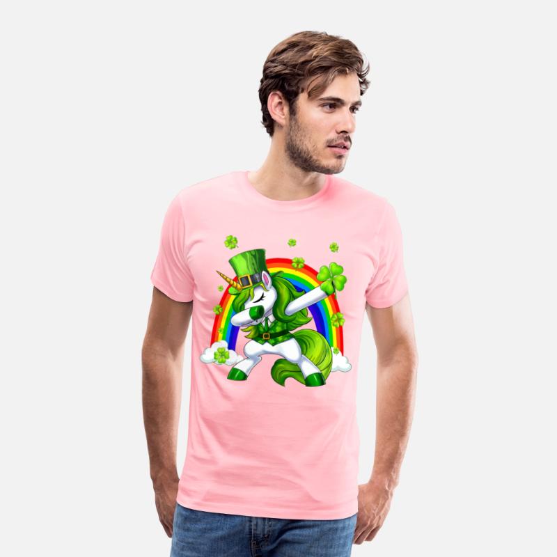 St Patricks Day Dabbing Unicorn Lepricorn Irish