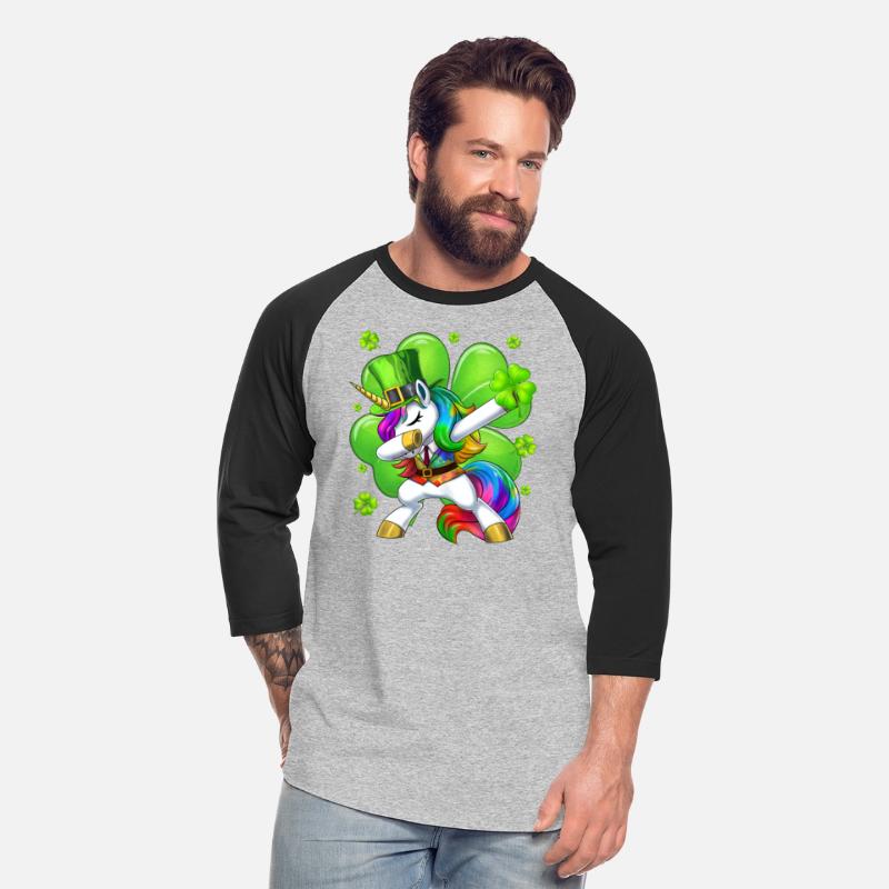 St Patricks Day Dabbing Unicorn Lepricorn Irish