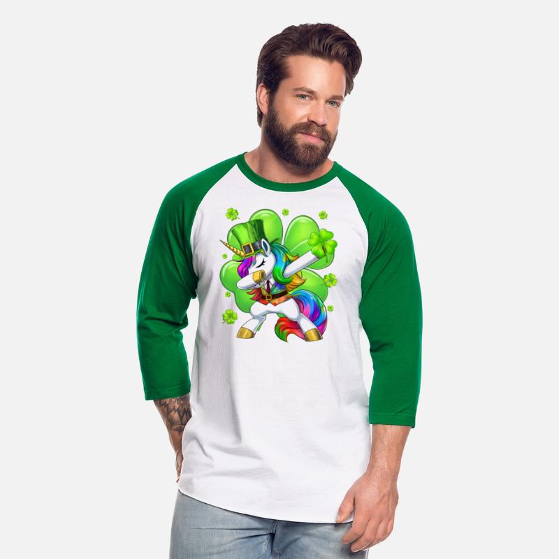 St Patricks Day Dabbing Unicorn Lepricorn Irish