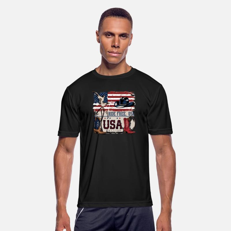 Stars, Stripes & Spurs Western Tee