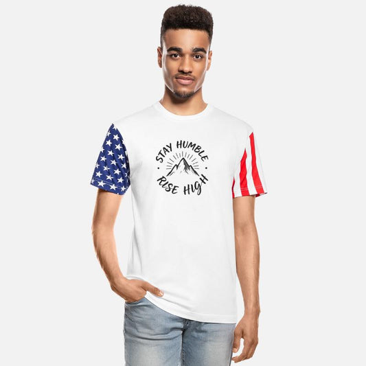 Stay Humble Rise High Mountain Design