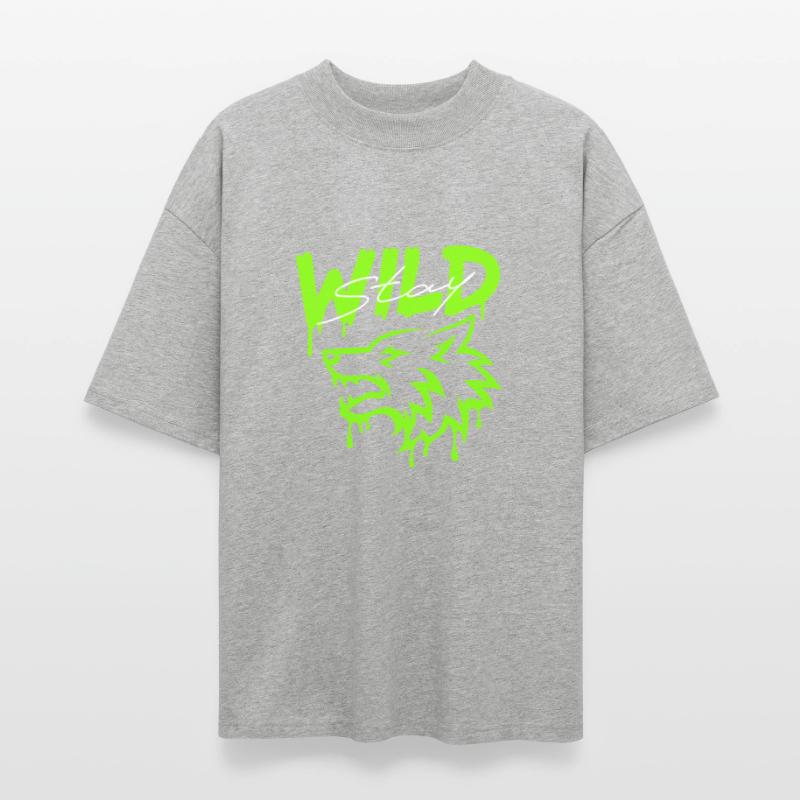 Stay Wild Wolf - Bold Urban Street Art Graphic