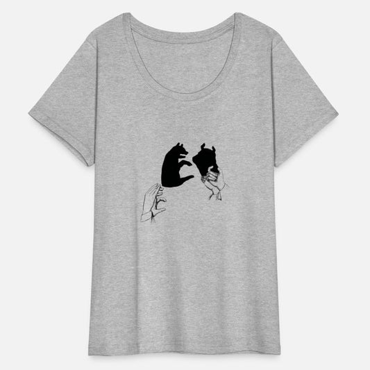 Stock Market Bull Bear Hand Shadow Puppet Investin