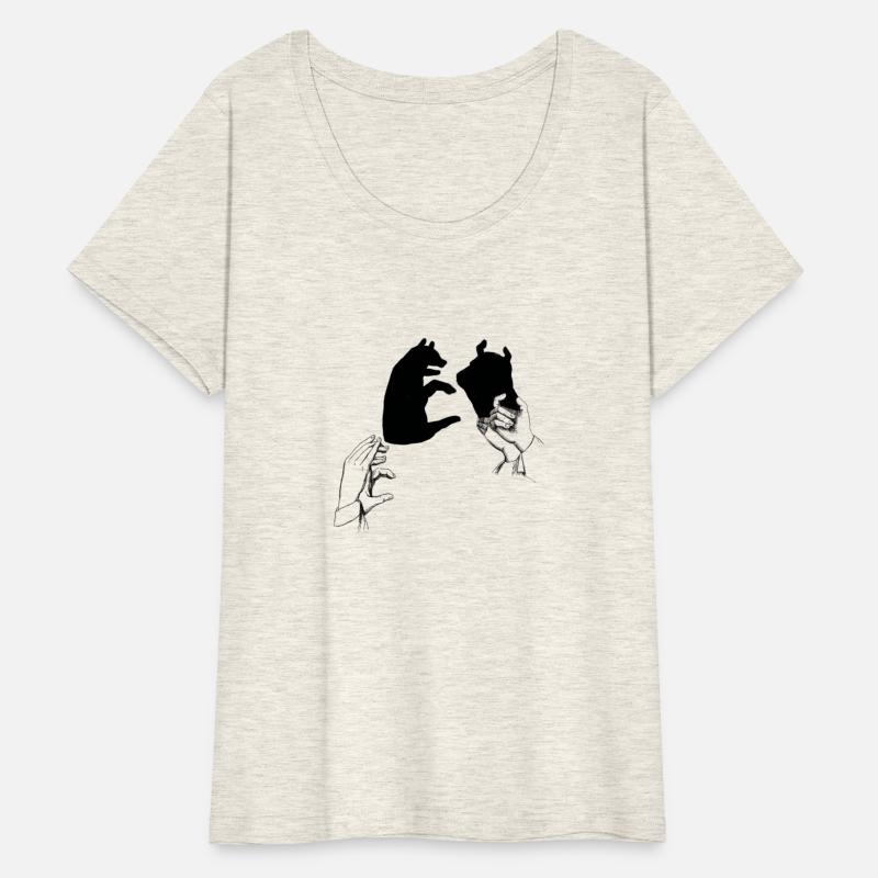 Stock Market Bull Bear Hand Shadow Puppet Investin